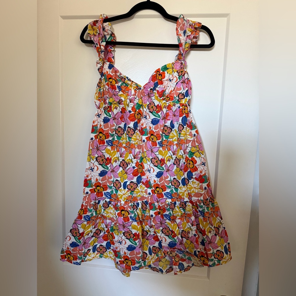Lush Colorful Floral Dress